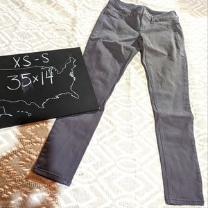Maurices XS-S solid‎ grey comfy jeggings
